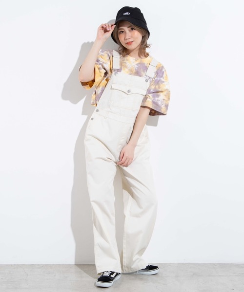 WEGO（ウィゴー）の「WEGO/チノオーバーオール（サロペット/オーバーオール・レディース・ベージュ/ホワイト・FREE）」の19枚目の写真