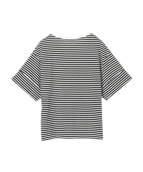AMERICAN HOLIC（アメリカンホリック）の「袖折り返しクルーネックゆるカットプルオーバー　＊〇（Tシャツ/カットソー・レディース・ブラック/オフホワイト/ピンクベージュ/その他7・FREE）」の22枚目の写真