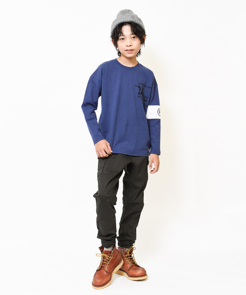 RAT EFFECT(ラットエフェクト)の「クライミングジョガーカーゴパンツ(カーゴパンツ・キッズ・チャコールグレー/インディゴブルー/ブラウン/カーキ/ベージュ/ブラック・120/130/140/150/160/170)」の12枚目の写真