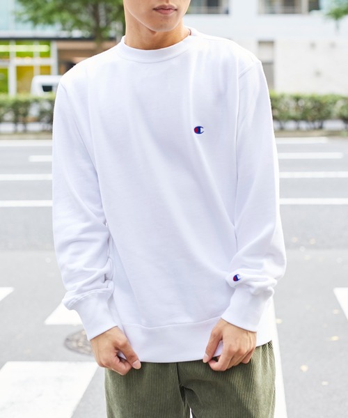 Champion(チャンピオン)の「WEGO/Champion 裏毛刺繍プルオーバー(スウェット・メンズ・オートミール/ホワイト/ワイン/ブラック・LARGE/MEDIUM/X-LARGE)」の1枚目の写真