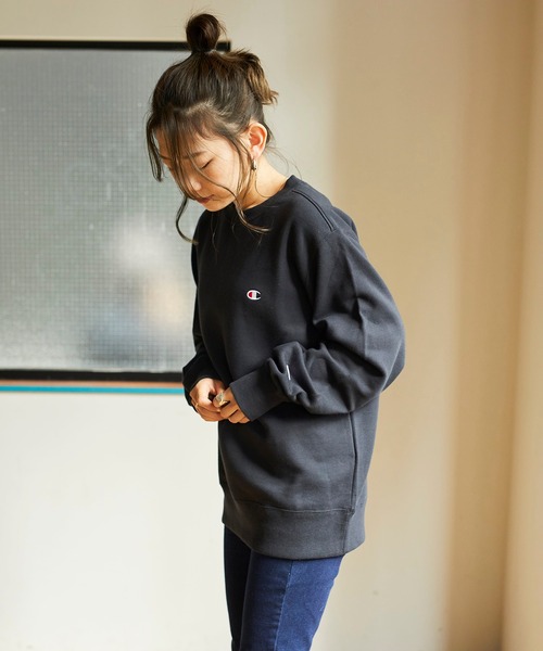 Champion(チャンピオン)の「WEGO/Champion 裏毛刺繍プルオーバー(スウェット・メンズ・オートミール/ホワイト/ワイン/ブラック・LARGE/MEDIUM/X-LARGE)」の22枚目の写真