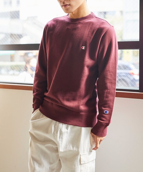 Champion(チャンピオン)の「WEGO/Champion 裏毛刺繍プルオーバー(スウェット・メンズ・オートミール/ホワイト/ワイン/ブラック・LARGE/MEDIUM/X-LARGE)」の13枚目の写真