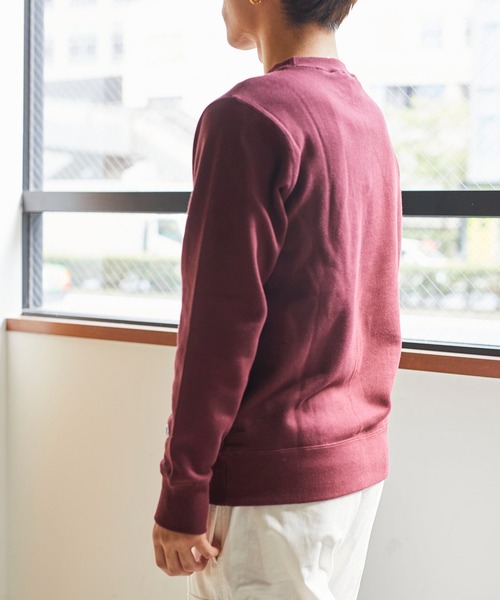 Champion(チャンピオン)の「WEGO/Champion 裏毛刺繍プルオーバー(スウェット・メンズ・オートミール/ホワイト/ワイン/ブラック・LARGE/MEDIUM/X-LARGE)」の15枚目の写真