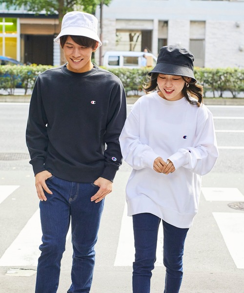 Champion(チャンピオン)の「WEGO/Champion 裏毛刺繍プルオーバー(スウェット・メンズ・オートミール/ホワイト/ワイン/ブラック・LARGE/MEDIUM/X-LARGE)」の5枚目の写真