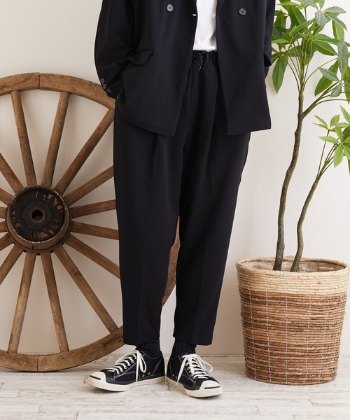 TONE SELECT WEAR(トーンセレクトウェア)の「【TONE MEN'S】梨地ジャージテーパードパンツ(BL)(その他パンツ・メンズ・ブラック/ブラウン/グレイッシュベージュ/ブルー・MEDIUM/LARGE)」の21枚目の写真