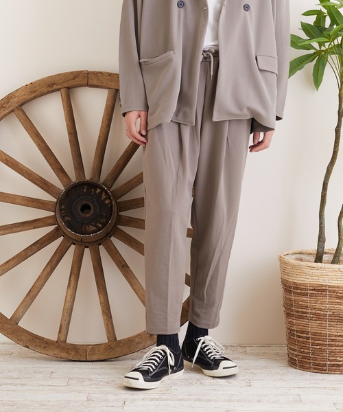 TONE SELECT WEAR(トーンセレクトウェア)の「【TONE MEN'S】梨地ジャージテーパードパンツ(BL)(その他パンツ・メンズ・ブラック/ブラウン/グレイッシュベージュ/ブルー・MEDIUM/LARGE)」の20枚目の写真
