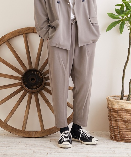 TONE SELECT WEAR(トーンセレクトウェア)の「【TONE MEN'S】梨地ジャージテーパードパンツ(BL)(その他パンツ・メンズ・ブラック/ブラウン/グレイッシュベージュ/ブルー・MEDIUM/LARGE)」の19枚目の写真