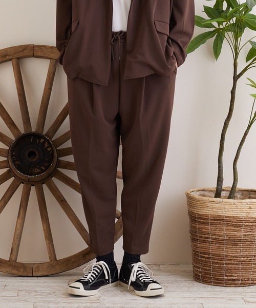 TONE SELECT WEAR(トーンセレクトウェア)の「【TONE MEN'S】梨地ジャージテーパードパンツ(BL)(その他パンツ・メンズ・ブラック/ブラウン/グレイッシュベージュ/ブルー・MEDIUM/LARGE)」の17枚目の写真