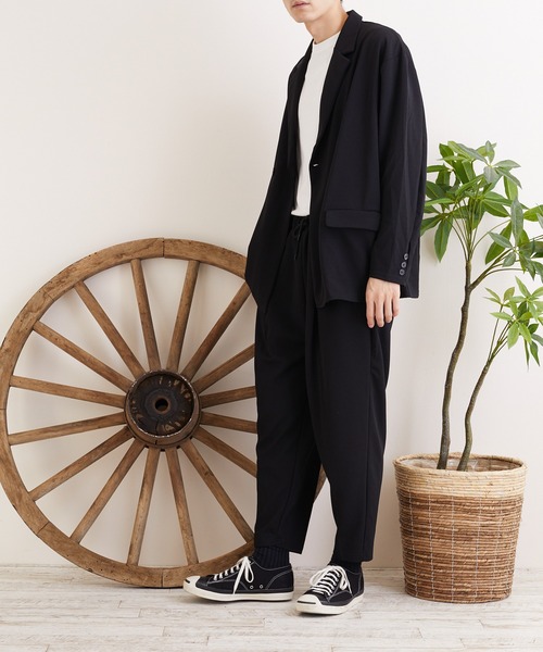 TONE SELECT WEAR(トーンセレクトウェア)の「【TONE MEN'S】梨地ジャージテーパードパンツ(BL)(その他パンツ・メンズ・ブラック/ブラウン/グレイッシュベージュ/ブルー・MEDIUM/LARGE)」の22枚目の写真
