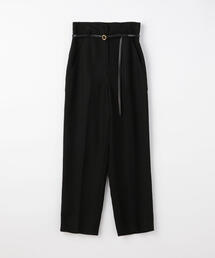 DES PRES（デ・プレ）の「プレーンリネン ハイウエストセミワイド