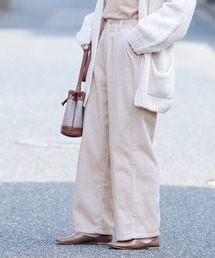 reca（レカ）の「コーデュロイセミワイドパンツ（その他パンツ・レディース）」