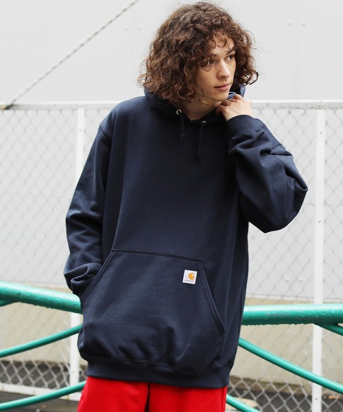 Carhartt（カーハート）の「carhartt カーハート プルオーバーパーカー（パーカー・メンズ・グレー/ネイビー/ブラック/チャコール・S/M/L/XL）」の15枚目の写真