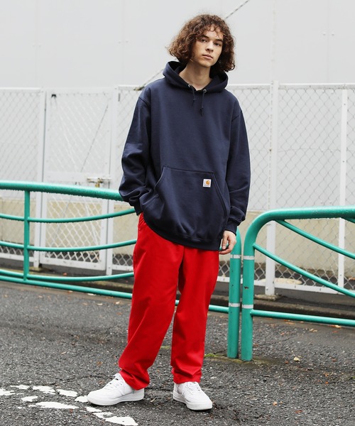 Carhartt（カーハート）の「carhartt カーハート プルオーバーパーカー（パーカー・メンズ・グレー/ネイビー/ブラック/チャコール・S/M/L/XL）」の17枚目の写真