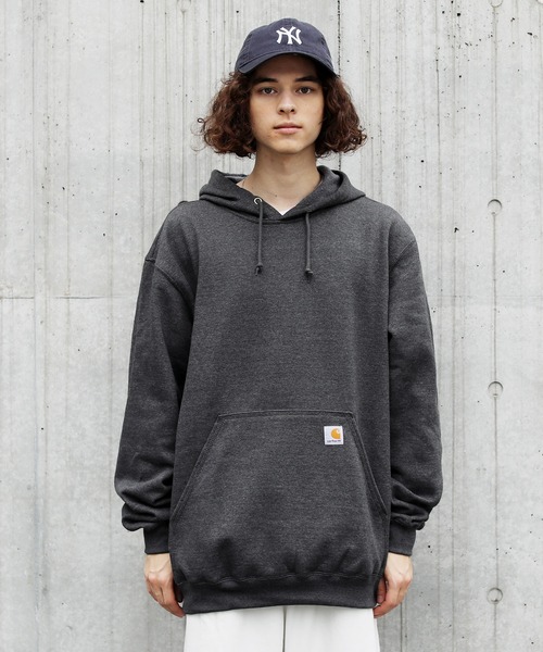 Carhartt（カーハート）の「carhartt カーハート プルオーバーパーカー（パーカー・メンズ・グレー/ネイビー/ブラック/チャコール・S/M/L/XL）」の18枚目の写真