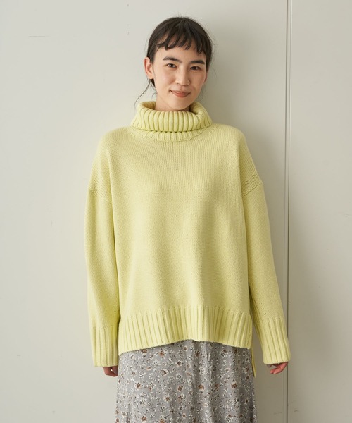 セール タートルネックざっくりニットプルオーバー ニット セーター American Holic アメリカンホリック のファッション通販 Zozotown