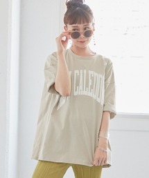 coca（coca） | ビックシルエットカレッジロゴTシャツ(Tシャツ/カットソー)