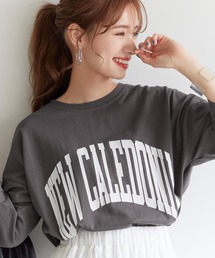 coca（coca） | ビックシルエットカレッジロゴTシャツ(Tシャツ/カットソー)