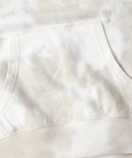 RAG MACHINE（ラグマシーン）の「【RAG MACHINE】タイダイ柄ビッグシルエットパーカー （パーカー・レディース・ホワイト×ブルー/ホワイト×カーキブラウン・M/L）」の7枚目の写真