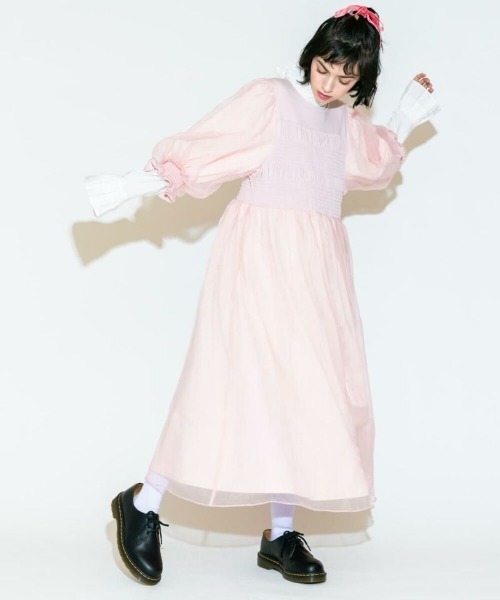 Candy Stripper(キャンディストリッパー)の「MYSTICAL ドレス(ワンピース・レディース・グレー/ピンク/ブラック・2)」の11枚目の写真