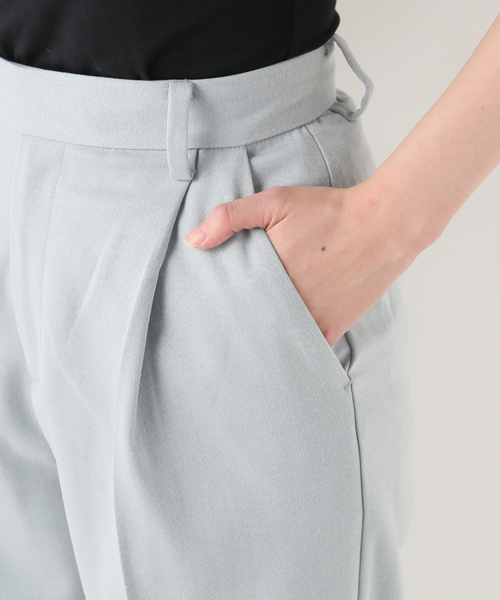 JOINT WORKS（ジョイントワークス）の「J-タックテーパーパンツ（スラックス・レディース・ブラック/ピンク/ブルー系その他・SMALL/MEDIUM）」の17枚目の写真