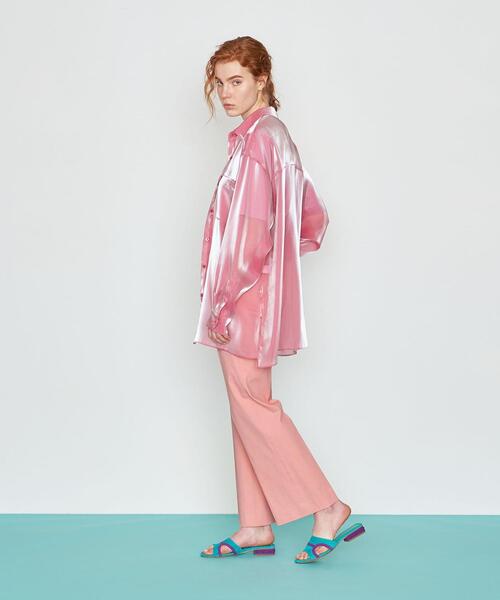 AEWEN MATOPH（イウエン マトフ）の「＜AEWEN MATOPH（イウエン マトフ）＞C/R ストレート パンツ（その他パンツ・レディース・ケリー/オフホワイト/ピンク・36/34/38）」の3枚目の写真