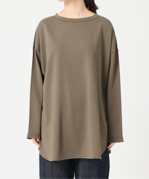 SLOBE IENA（スローブイエナ）の「BIGロンTEE【手洗い可能】◆（Tシャツ/カットソー・レディース・ベージュ/カーキ/ホワイト・FREE）」の17枚目の写真