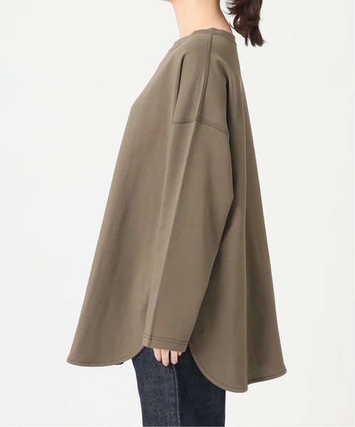 SLOBE IENA（スローブイエナ）の「BIGロンTEE【手洗い可能】◆（Tシャツ/カットソー・レディース・ベージュ/カーキ/ホワイト・FREE）」の13枚目の写真