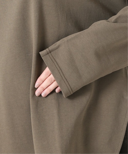 SLOBE IENA（スローブイエナ）の「BIGロンTEE【手洗い可能】◆（Tシャツ/カットソー・レディース・ベージュ/カーキ/ホワイト・FREE）」の5枚目の写真