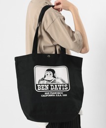 【BEN DAVIS/ベンデイビス】ブランドロゴ キャンバス トートバッグ