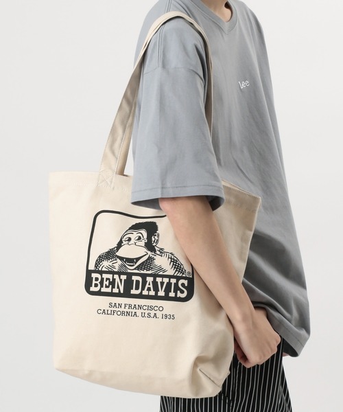 BEN DAVIS（ベンデイビス）の「【BEN DAVIS/ベンデイビス】ブランドロゴ キャンバス トートバッグ（トートバッグ・メンズ・オフホワイト/ブラック・FREE）」の15枚目の写真