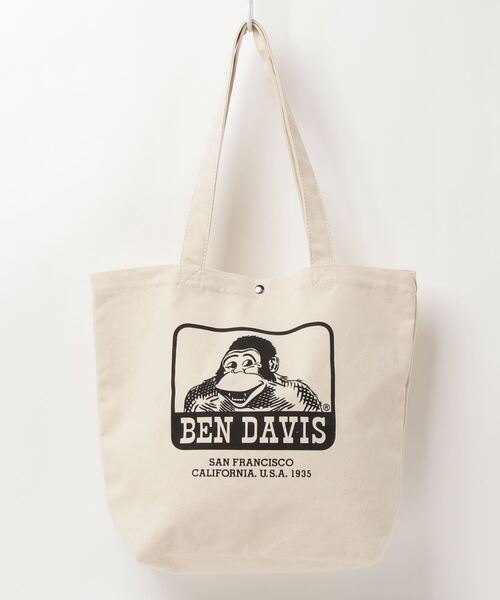 BEN DAVIS（ベンデイビス）の「【BEN DAVIS/ベンデイビス】ブランドロゴ キャンバス トートバッグ（トートバッグ・メンズ・オフホワイト/ブラック・FREE）」の16枚目の写真