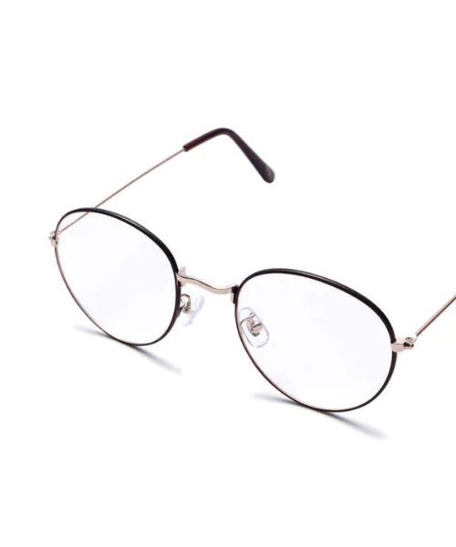 N.(N. Natural Beauty Basic)(エヌエヌナチュラルビューティーベーシック)の「スリムフレームダテメガネ(メガネ・レディース・ブラウン/ゴールド・フリ-)」の9枚目の写真