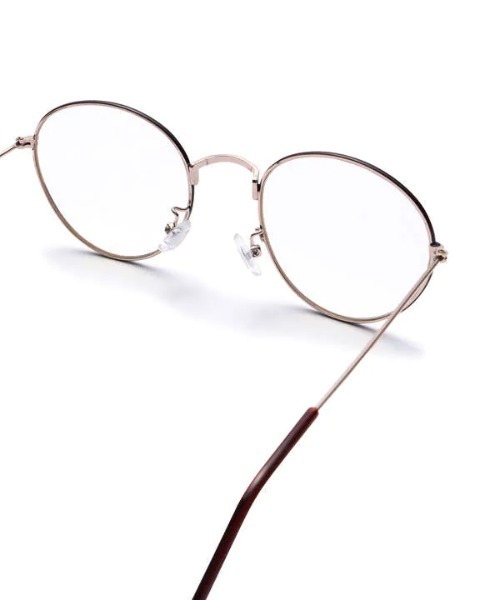 N.(N. Natural Beauty Basic)(エヌエヌナチュラルビューティーベーシック)の「スリムフレームダテメガネ(メガネ・レディース・ブラウン/ゴールド・フリ-)」の10枚目の写真