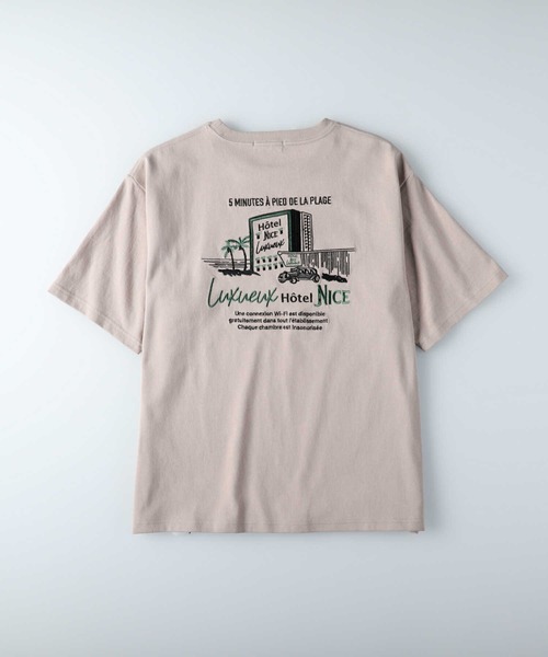 BACK NUMBER（バックナンバー）の「【BACK NUMBER】バック刺繍Ｔシャツ（Tシャツ/カットソー・メンズ・ブラック/パープル/ホワイト/グリーン/ブルー/ベージュ・M/XL/L）」の17枚目の写真