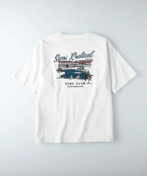 BACK NUMBER（バックナンバー）の「【BACK NUMBER】バック刺繍Ｔシャツ（Tシャツ/カットソー・メンズ・ブラック/パープル/ホワイト/グリーン/ブルー/ベージュ・M/XL/L）」の7枚目の写真