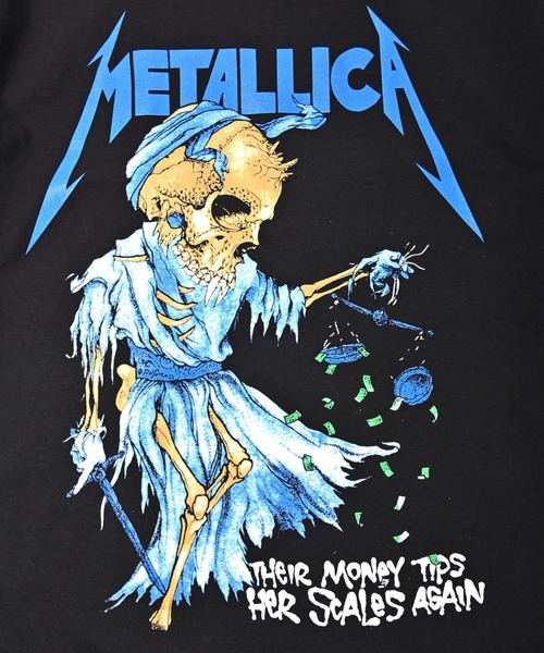 ROCK STE（ロクステ）の「Metallica メタリカ Scales 半袖Tシャツ（Tシャツ/カットソー・メンズ・ブラック・M/L/XL）」の7枚目の写真