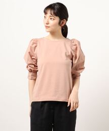 earth music&ecology | 異素材ドッキングプルオーバー ＊(Tシャツ/カットソー)