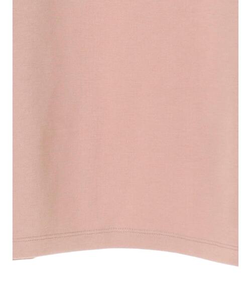 earth music&ecology（アースミュージックアンドエコロジー）の「異素材ドッキングプルオーバー ＊（Tシャツ/カットソー・レディース・ピンク/アイボリー/ブラック・FREE）」の9枚目の写真