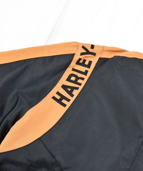 ハーレーダビッドソン ブルゾン XL ブラック×オレンジ アメカジ 古着 楽天市場】古着 ハーレーダビッドソン Harley-Davidson