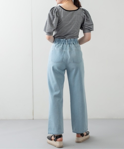 OLIVE des OLIVE（オリーブデオリーブ）の「配色パイピングテレコプルオーバー（Tシャツ/カットソー・レディース・オフホワイト/ブラウン/ブラック系その他/ベージュ・FREE）」の18枚目の写真