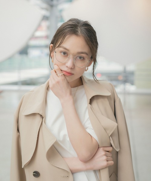 Heather(ヘザー)の「ティアドロップメガネ 941608(メガネ・レディース・シルバー・ONESIZE)」の2枚目の写真