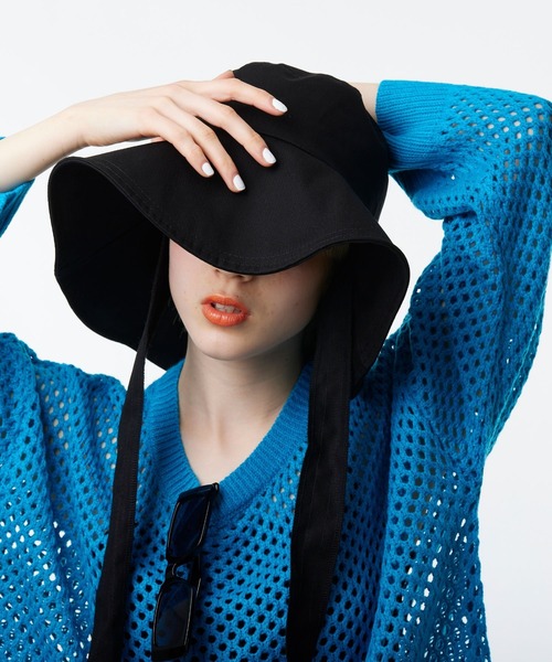 Narcissus（ナルシス）の「【Narcissus】サファリハット（ハット・レディース・ブラック・FREE）」の2枚目の写真