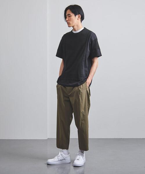 EN ROUTE(アンルート)の「<EN ROUTE(アンルート)> コットン ブロックパターン テープ クルーネック(Tシャツ/カットソー・メンズ・ホワイト/その他1・1/2/3)」の3枚目の写真