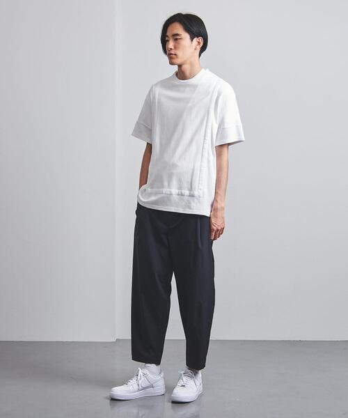 EN ROUTE(アンルート)の「<EN ROUTE(アンルート)> コットン ブロックパターン テープ クルーネック(Tシャツ/カットソー・メンズ・ホワイト/その他1・1/2/3)」の9枚目の写真