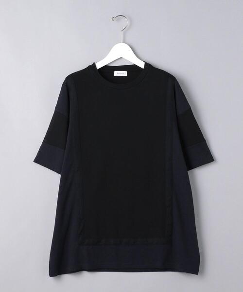 EN ROUTE(アンルート)の「<EN ROUTE(アンルート)> コットン ブロックパターン テープ クルーネック(Tシャツ/カットソー・メンズ・ホワイト/その他1・1/2/3)」の5枚目の写真