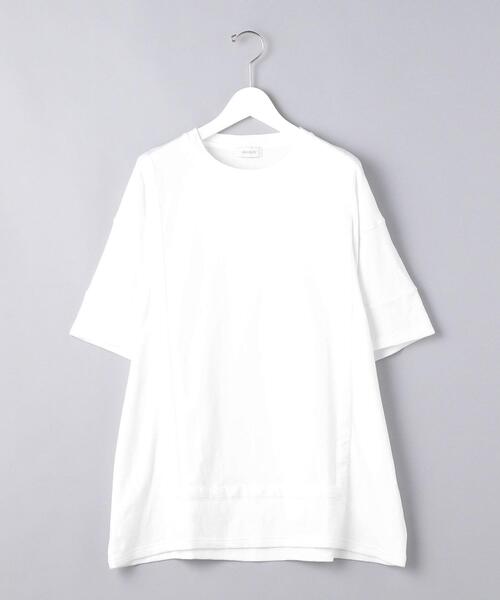 EN ROUTE(アンルート)の「<EN ROUTE(アンルート)> コットン ブロックパターン テープ クルーネック(Tシャツ/カットソー・メンズ・ホワイト/その他1・1/2/3)」の13枚目の写真