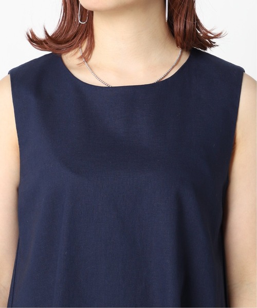 Simplicite（サンプリシテ）の「リネンノースリワンピース◆（ワンピース・レディース・ベージュ/パープル/ネイビー・FREE）」の20枚目の写真