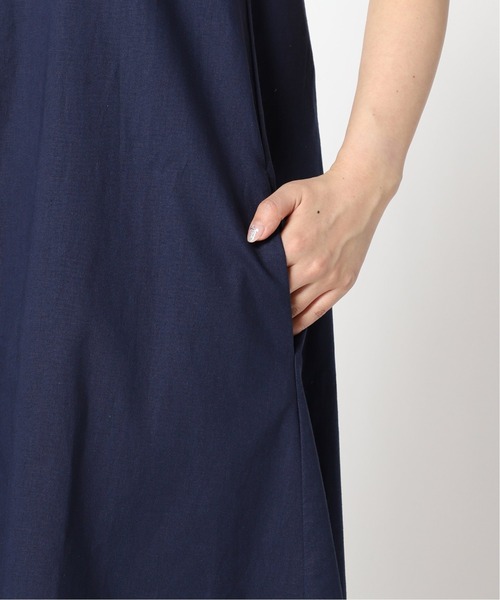 Simplicite（サンプリシテ）の「リネンノースリワンピース◆（ワンピース・レディース・ベージュ/パープル/ネイビー・FREE）」の16枚目の写真