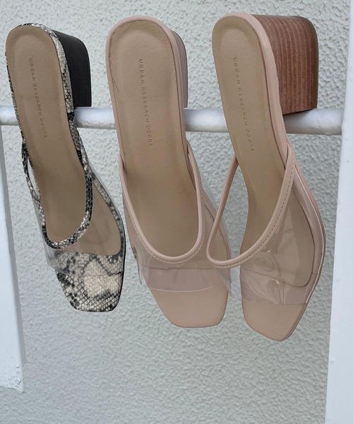 URBAN RESEARCH DOORS(アーバンリサーチドアーズ)の「クリアヒールサンダル(サンダル・レディース・ベージュ/ベージュ系その他・38/36/37)」の12枚目の写真