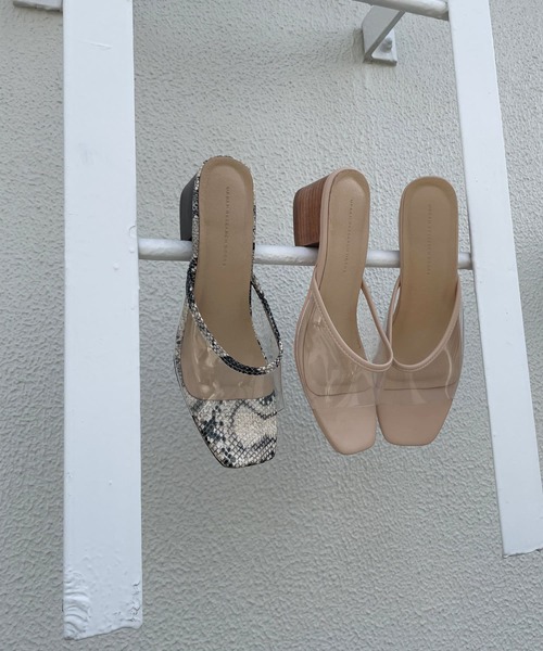 URBAN RESEARCH DOORS(アーバンリサーチドアーズ)の「クリアヒールサンダル(サンダル・レディース・ベージュ/ベージュ系その他・38/36/37)」の14枚目の写真